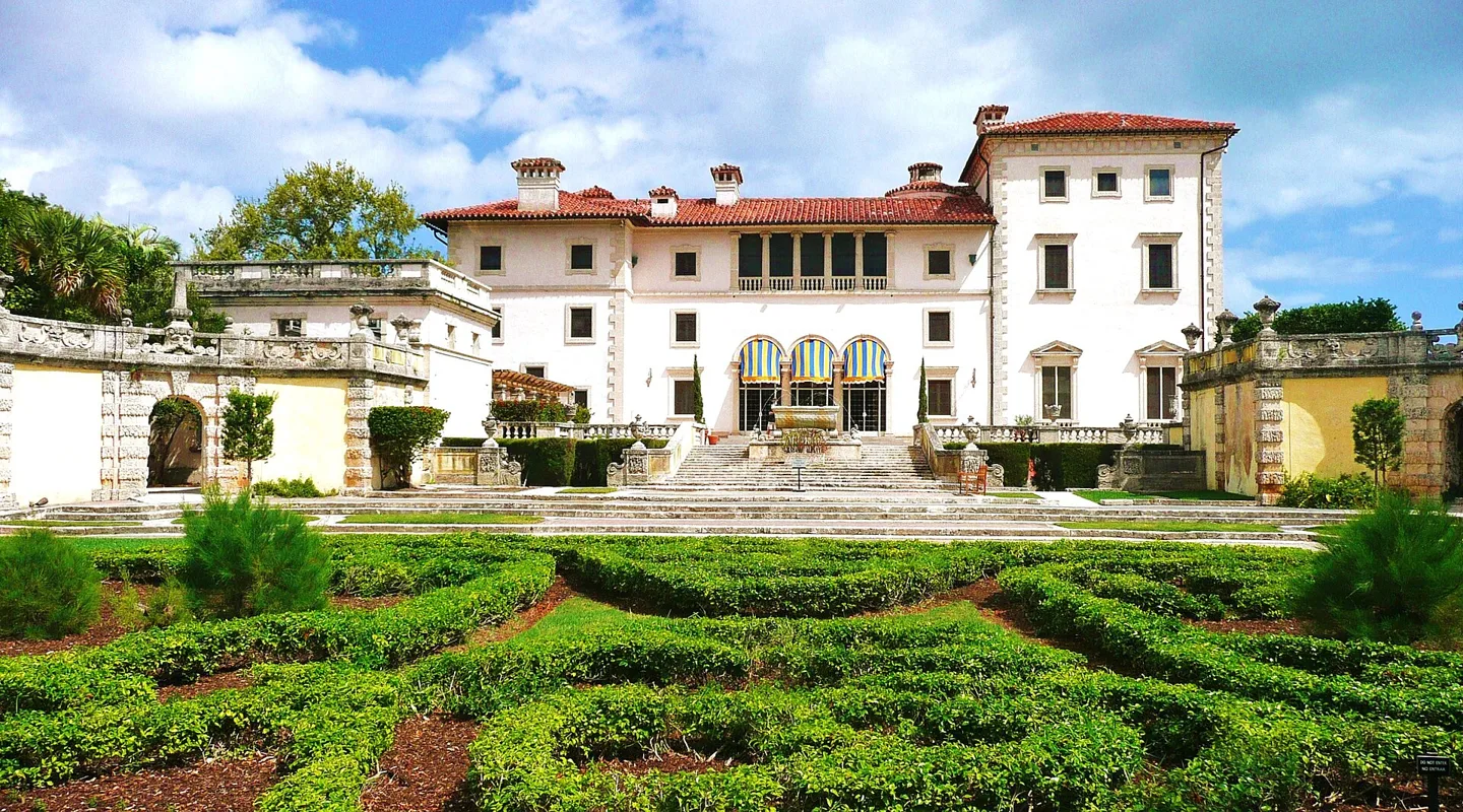 Villa Vizcaya and its gardens in Miami