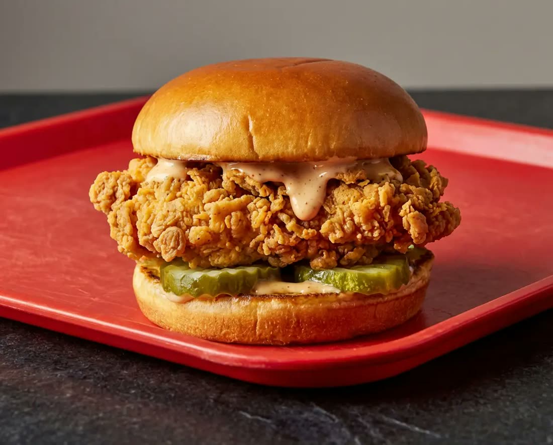 Al Chick fried chicken sandwich